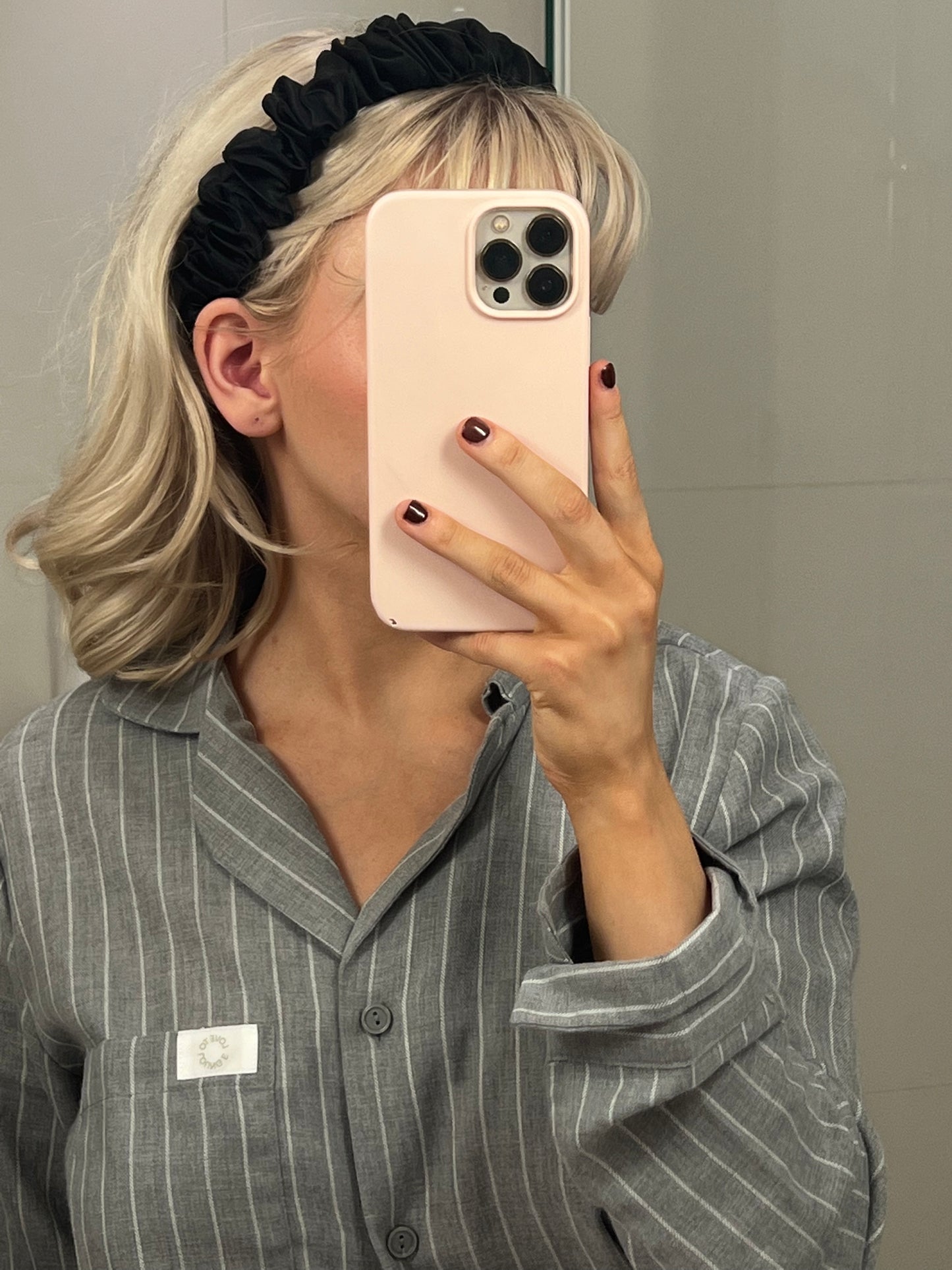 100% Silky Strands Ruched Headband